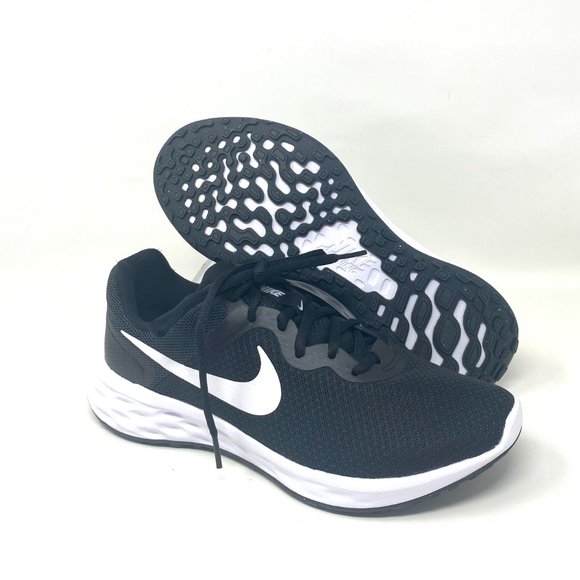 💖MEGA SALE💖NIKE WOMEN'S  8.5 DC 9001 003 REVOLUTION 6 NN WIDE Black Mesh - Picture 7 of 9